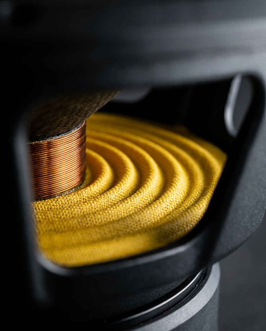 Pioneer woofer driver detail close-up